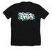 Restored Connections Peer Center, a Solid Black Blend Premium Unisex Tee (back-view)