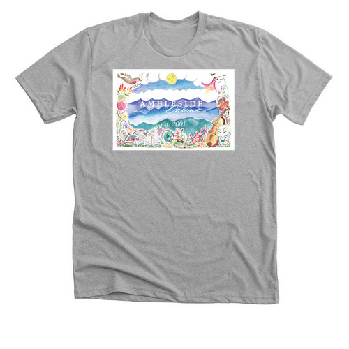 AmblesideOnline, a Athletic Heather Premium Unisex Tee