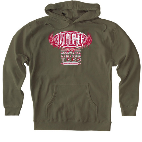 Montana Limited Tees M&T, a Army Heavyweight Pullover Hoodie
