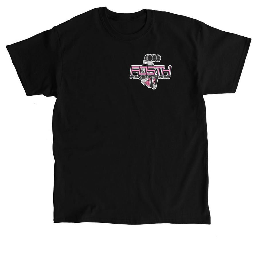 Pink logo, a Black Classic Unisex Tee