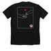 Life Goal: Rescue all the dogs., a Solid Black Blend Premium Unisex Tee (back-view)