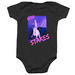 High Stakes Baby Onsie, a Black Infant Onesie