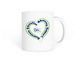 Four Pillars Mug, a White Coffee Mug
