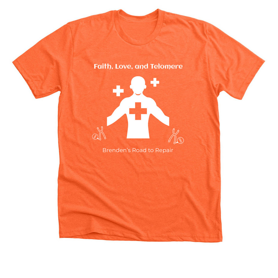 Brenden Road to Repair&nbsp;, a Heather Orange Premium Unisex Tee