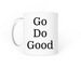 HAAS Coffee Mug, a White Coffee Mug (back-view)