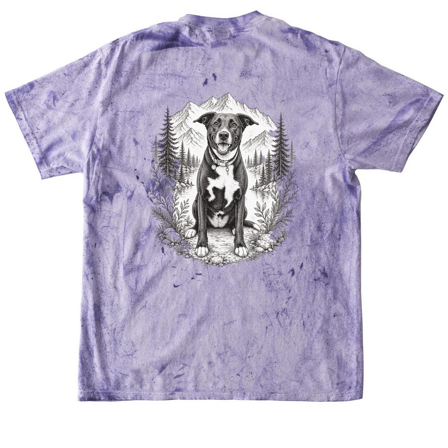 PMFAS Diva Shirts&nbsp;, a Amethyst Comfort Colors Colorblast Tee (back-view)