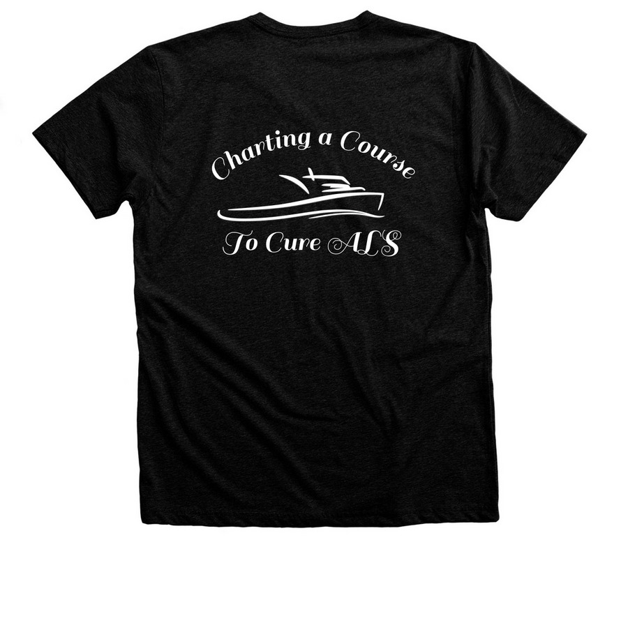 Team Dowell or Never, a Black Heather Premium Unisex Tee (back-view)