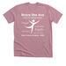 Brave like Ava T-Shirt/Pullover, a Heather Orchid Premium Unisex Tee