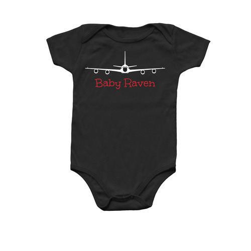 Baby Raven Onesies, a Black Infant Onesie