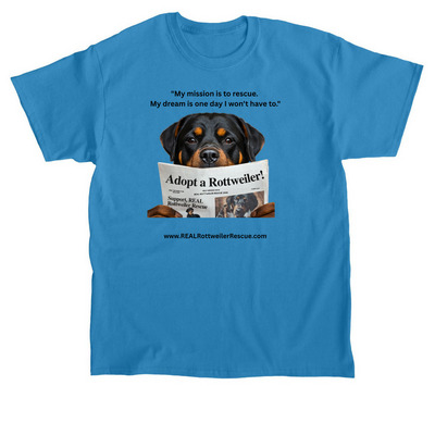 Newspaper Rotti, a Sapphire Classic Unisex Tee