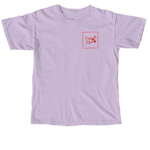dog mom shirt, a Orchid Comfort Colors Unisex Tee