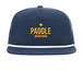 Retro Paddle Adventurer Hat, a Navy/ White Printed Umpqua Snapback Cap