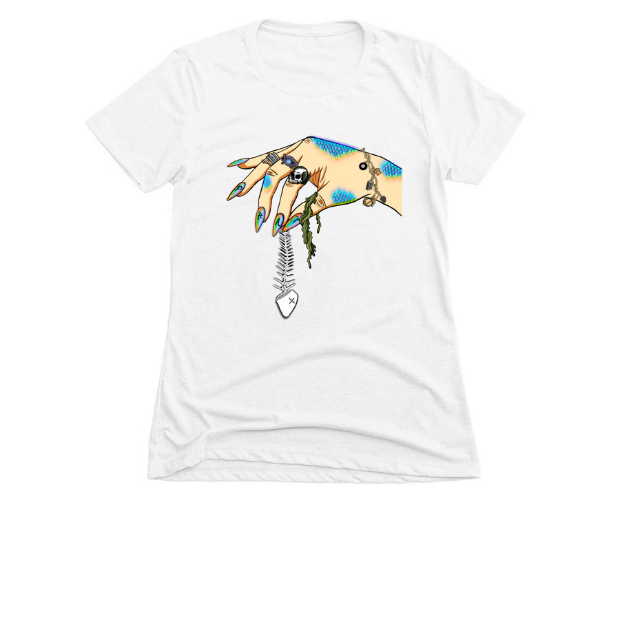 Phat Handchovy, a White Women's Slim Fit Tee