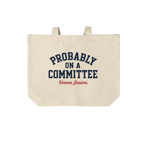 The Clubhouse Collection, a Natural Cotton Canvas Tote Bag