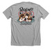 Rescue Second Chances, a Athletic Heather Premium Unisex Tee (back-view)