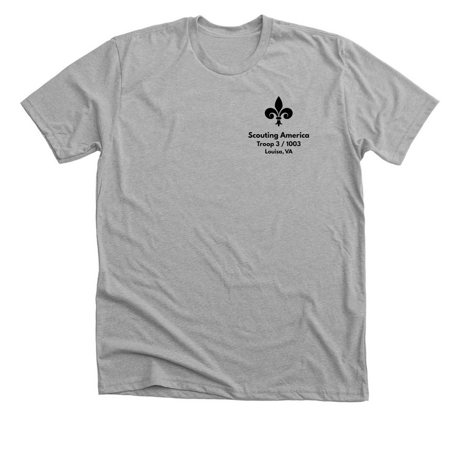 Path to Eagle, a Athletic Heather Premium Unisex Tee