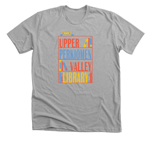 Upper Perkiomen Library Merch, a Athletic Heather Premium Unisex Tee