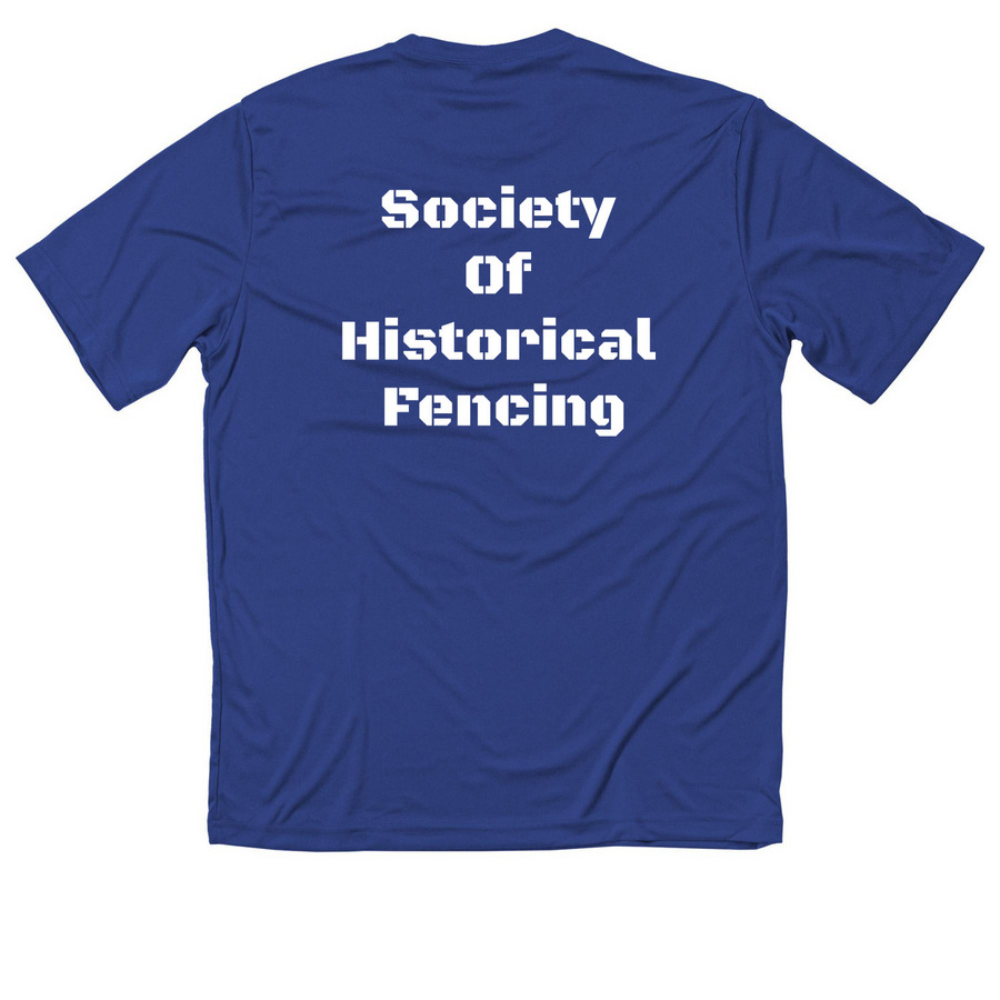 SOHF Activewear Shirts, a True Royal Classic Performance Tee (back-view)