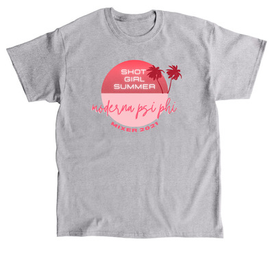 Moderna Psi Phi Mixer Shirt, a Sport Grey Classic Unisex Tee