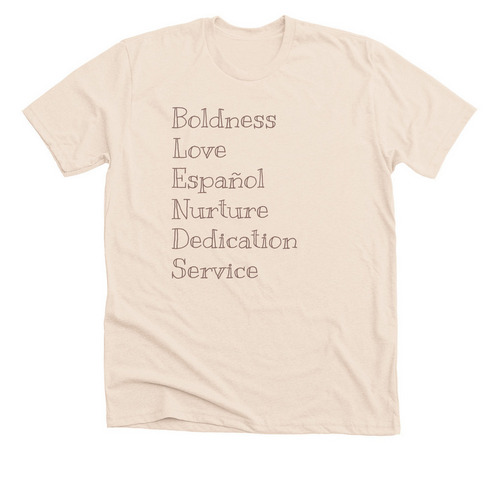 Aubrey?s Missions Fundraiser 2025, a Heather Soft Cream Premium Unisex Tee
