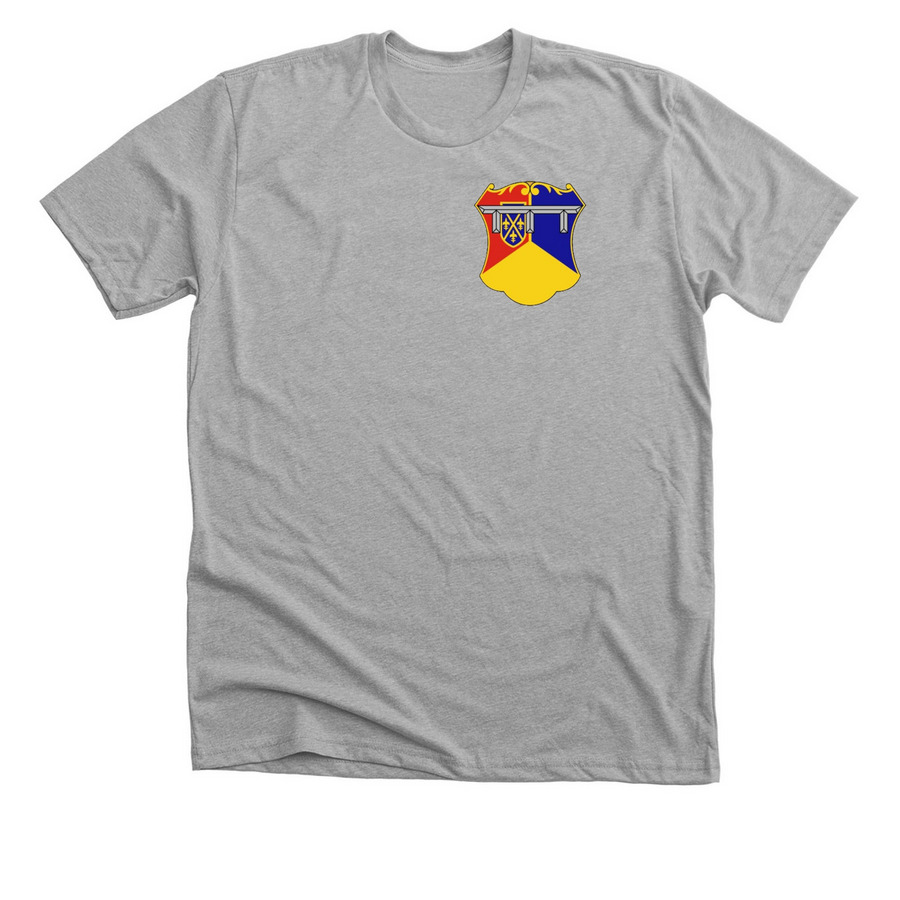 Iron Knight Swag, a Athletic Heather Premium Unisex Tee