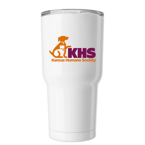 KHS Tumbler, a White Insulated Tumbler