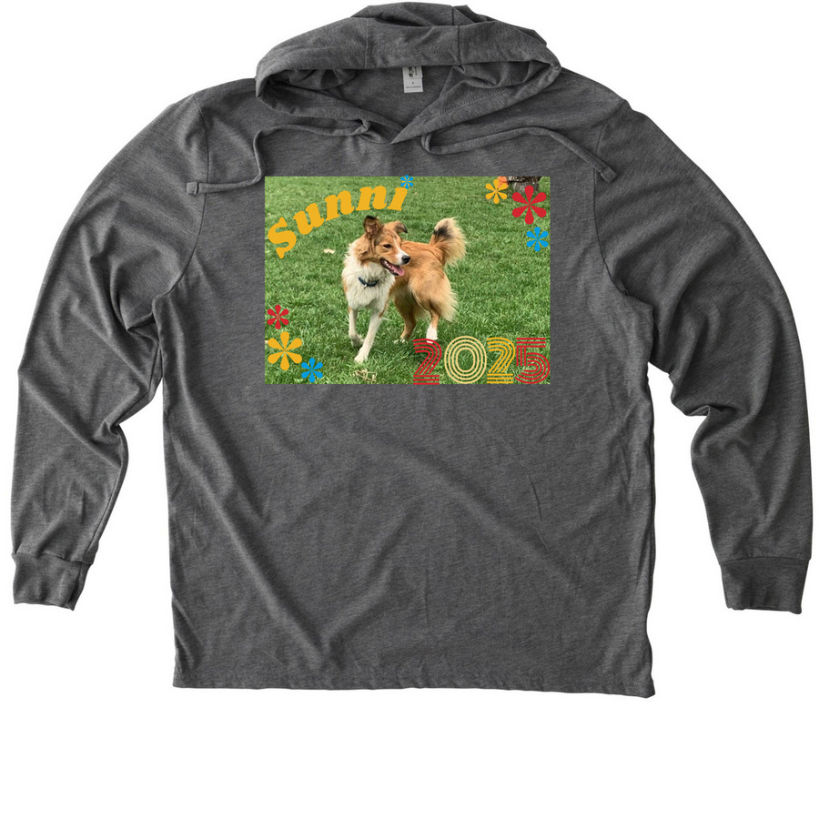 Sunni 2025, a Aluminum Grey Allmade Eco Triblend Hoodie Tee