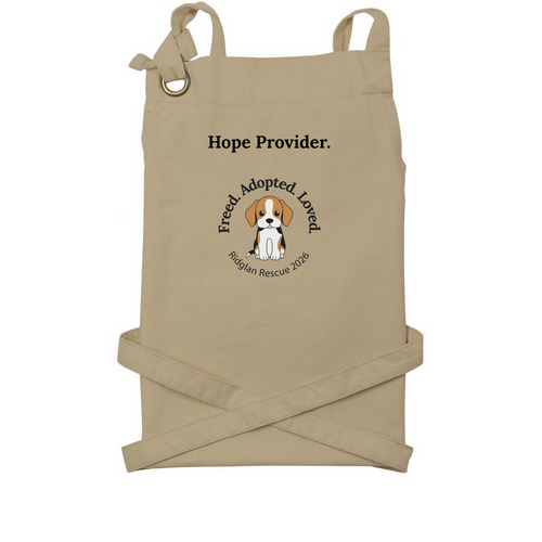 Ridglan Rescue 2026 Apron, a Khaki Cotton Canvas Pocket Apron