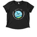 Society For Freshwater Science, a Space Black Allmade Eco Triblend Women?s Scoop Neck Tee