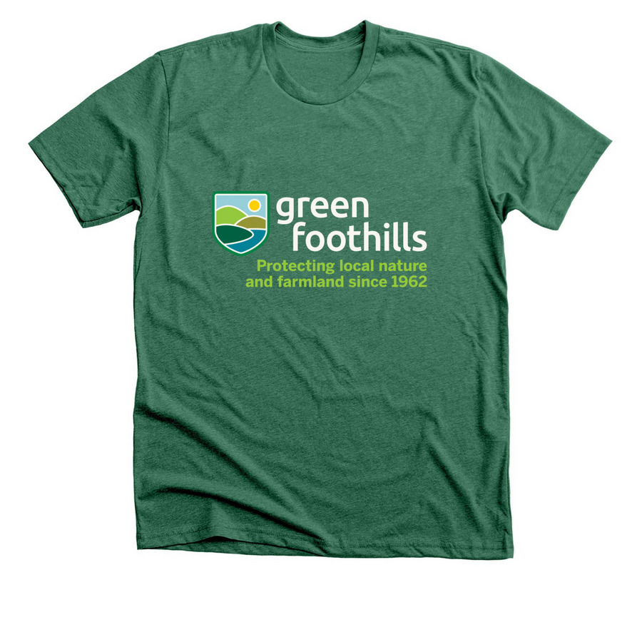 Our Greatest Hits shirt (see back of shirt), a Heather Grass Green Premium Unisex Tee