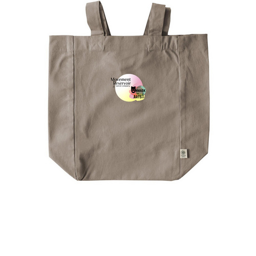 MRDC Unmasked Tote, a Pumice Recycled Cotton Tote Bag