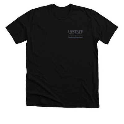 Spooky Simulation Department!, a Solid Black Blend Premium Unisex Tee