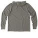 AWHL SWAG, a Driftwood Grey Allmade Organic Cotton Mineral Dye Hoodie Tee (back-view)