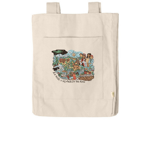 Youth v. Canada Illustrated Tote, a Natural Reclaimist Everywhere Tote Bag