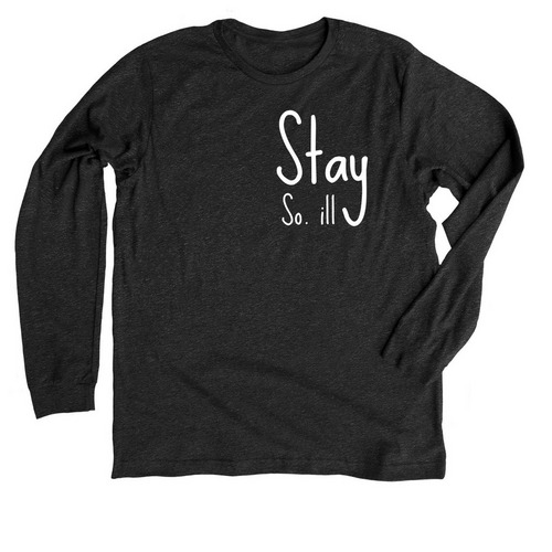Stay So. ill Warmth Collection, a Dark Grey Heather Premium Long Sleeve Tee