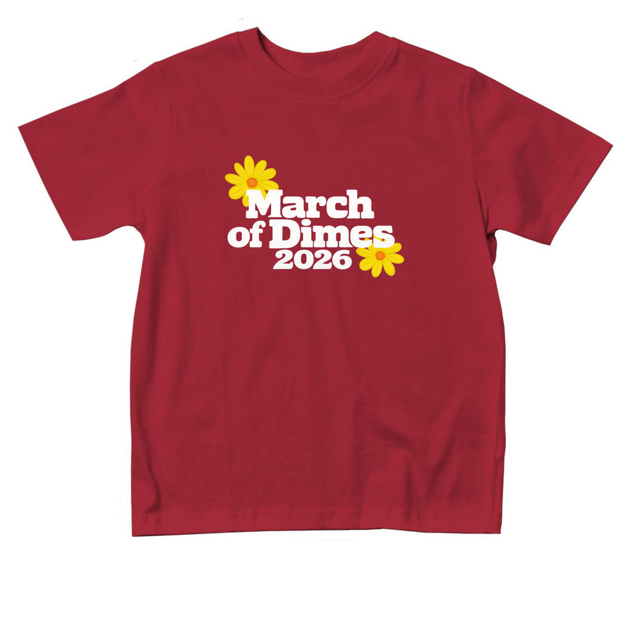 March of Dimes TODDLER, a Red Toddler Tee