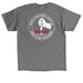 Space is your Friend, until it's not, a Charcoal Classic Unisex Tee (back-view)