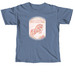 Horse of the Americas - Pink Floral Concha, a Blue Jean Comfort Colors Unisex Tee