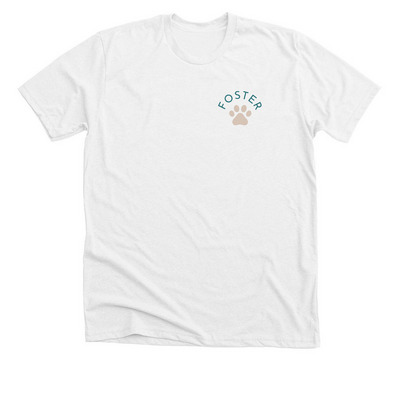 Up Pup Foster, a Solid White Blend Premium Unisex Tee