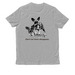 Pup Play&nbsp;, a Granite Grey Heather Allmade Organic Cotton Unisex Tee