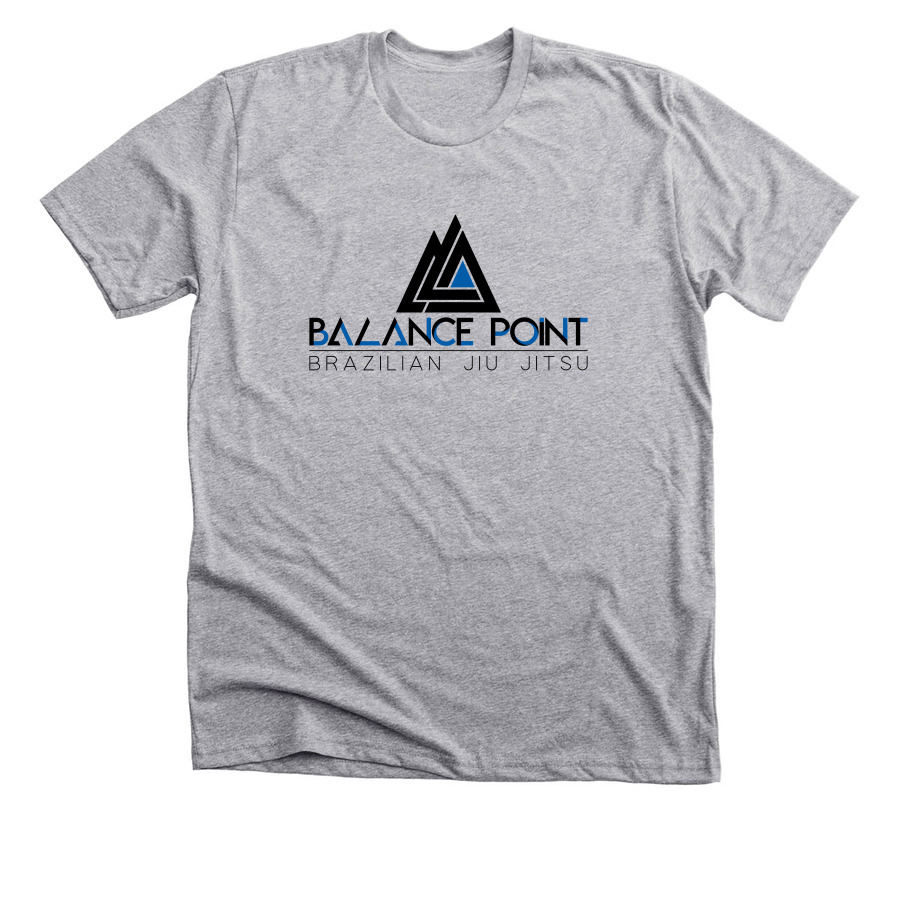 Balance Point BJJ, a Athletic Heather Premium Unisex Tee
