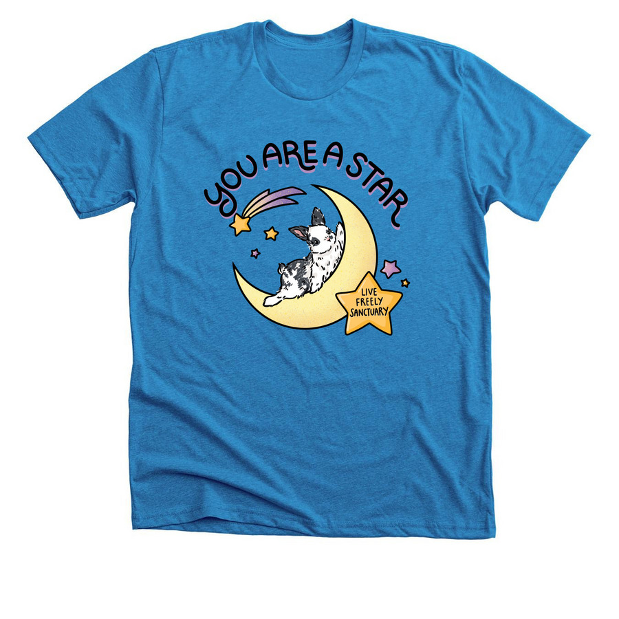 You Are A Star&nbsp;, a Neon Blue Premium Unisex Tee