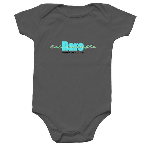 ASF, a Charcoal Infant Onesie