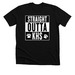Straight Outta KHS, a Solid Black Blend Premium Unisex Tee