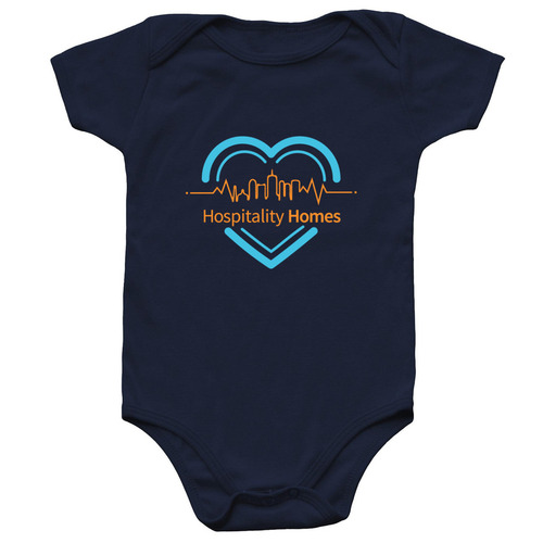 HH Baby Onesie, a Navy Infant Onesie