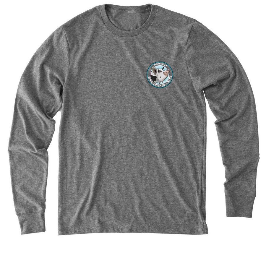 Wonderful Willy, a Aluminum Grey Allmade Eco Triblend Long Sleeve Tee