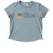 United Pilates & Yoga T-shirt&nbsp;, a I Like You Blue Allmade Eco Triblend Women?s Scoop Neck Tee