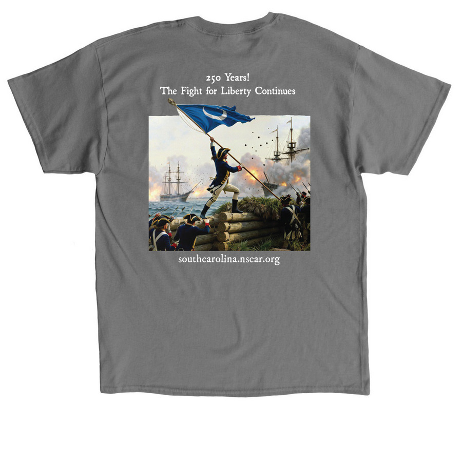 SC C.A.R. 2026-2027 Project T-Shirts, a Charcoal Classic Unisex Tee (back-view)