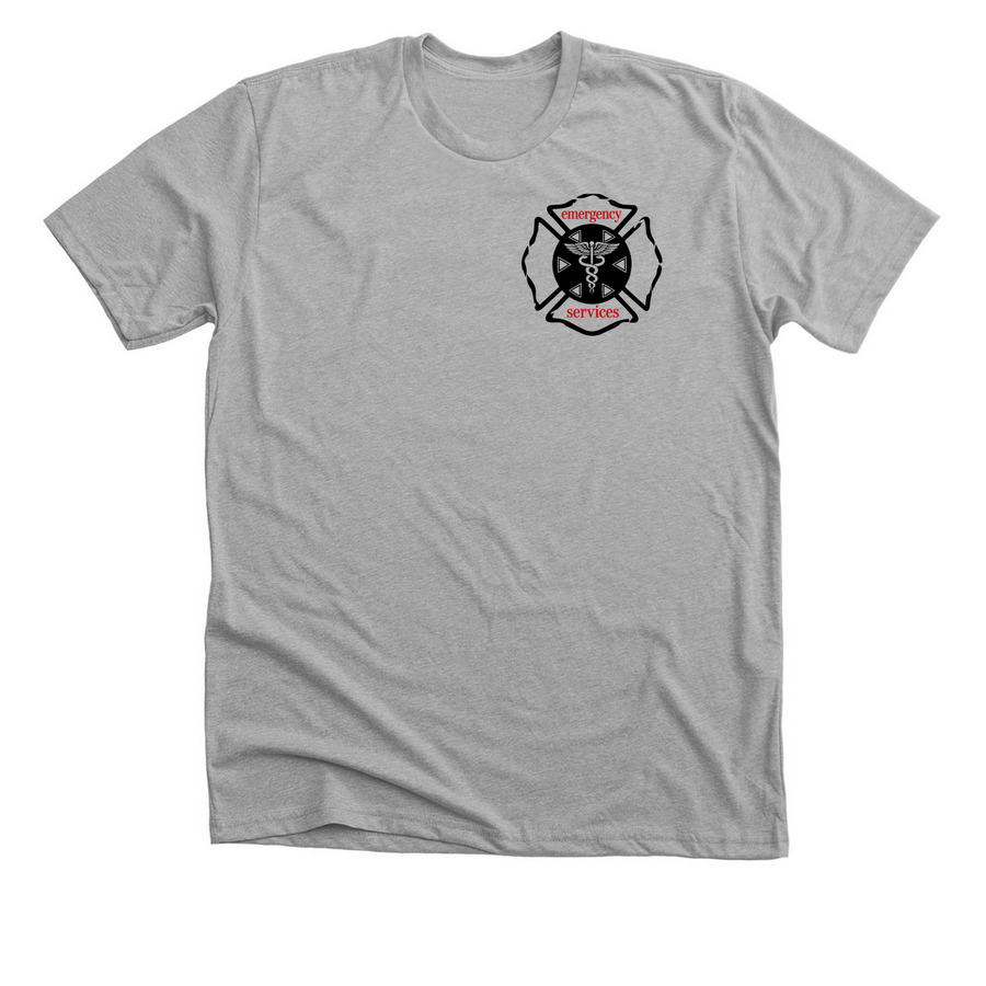One Team and Family, a Athletic Heather Premium Unisex Tee