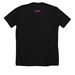 Love One, a Solid Black Blend Premium Unisex Tee (back-view)